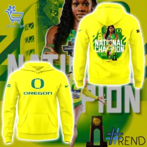Unisex m hurdles National Champion Oregon Ducks Aaliyah McCormick Shirt styled with jeans for a relaxed look