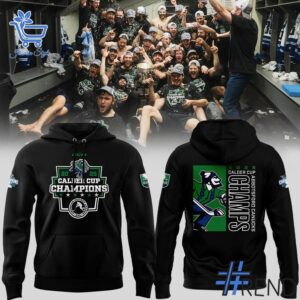 Custom apparel with the bold Calder Cup Champions Abbotsford Canucks Hoodie design