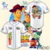 Close-up of the 1 30th Anniversary Toy Story Baseball Jersey showing detailed design and vibrant colors.