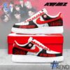 Street-style look featuring the unique ATEEZ In Your Fantasy Air Force Shoes artwork