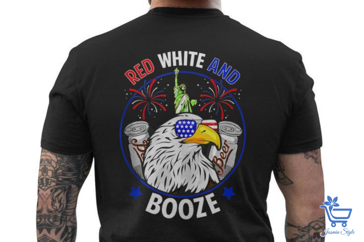 Add humor to your th of July with witty tees like “Red White and Booze” or “Grill Sergeant” Premium-quality product featuring the Add humor to your th of July with witty tees like “Red White and Booze” or “Grill Sergeant” design