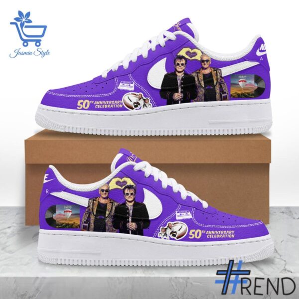 Trendy Air Supply th Anniversary Celebration Air Force Shoes featuring bold graphics and modern style