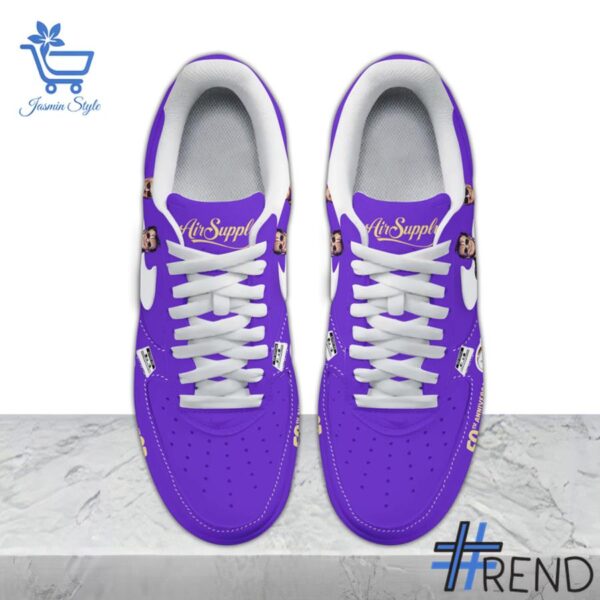 Trendy Air Supply th Anniversary Celebration Air Force Shoes featuring bold graphics and modern style