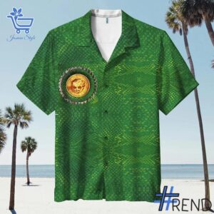 Trendy Alice Cooper Hawaiian Shirt featuring bold graphics and modern style
