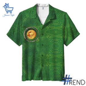 Trendy Alice Cooper Hawaiian Shirt featuring bold graphics and modern style