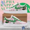 Trendy Alpha Kappa Alpha Est Nike Air Force featuring bold graphics and modern style
