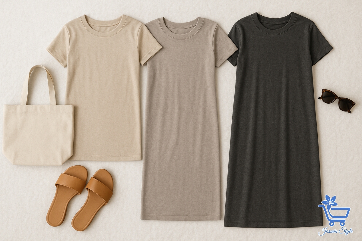 Explore the top t-shirt dress trends of 2025—from bold prints to elegant silhouettes and eco-friendly fabrics.