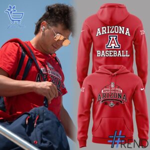 Close-up view of the Arizona Wildcats Regional Chasing Hoodie print