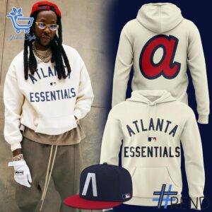 Close-up of the 1 Atlanta Braves Shop Capsule 2025 MLB All Star Week Hoodie showing detailed design and vibrant colors.