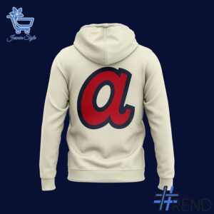 Close-up of the 3 Atlanta Braves Shop Capsule 2025 MLB All Star Week Hoodie showing detailed design and vibrant colors.