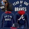 Close-up of the 1 Atlanta Capsule 2025 MLB All Star Week Atlanta Braves Hoodie showing detailed design and vibrant colors.
