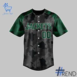 Performance meets personality in every Augusta GreenJackets Military Baseball Jersey detail.