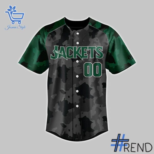 Performance meets personality in every Augusta GreenJackets Military Baseball Jersey detail.