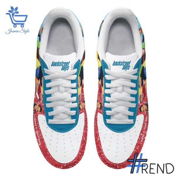 Trendy Backstreet Boys I Want It That Way Nike Air Force featuring bold graphics and modern style