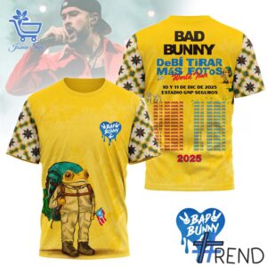 Styled look featuring Bad Bunny DeBÍ TiRAR MáS FOToS Shirt for everyday wear