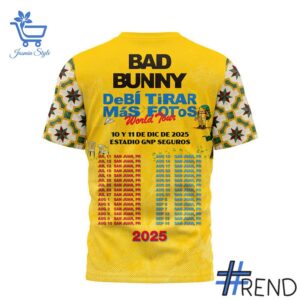 Styled look featuring Bad Bunny DeBÍ TiRAR MáS FOToS Shirt for everyday wear