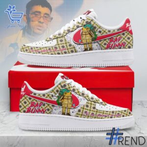 Styled look featuring Bad Bunny No me quiero ir de aqui Air Force Shoes for everyday wear