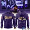 Custom apparel with the bold Baltimore Ravens Contract Extension x Rashod Bateman Hoodie design