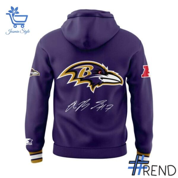Custom apparel with the bold Baltimore Ravens Contract Extension x Rashod Bateman Hoodie design