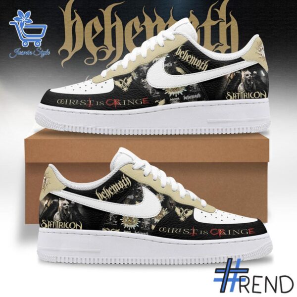 Trendy Behemoth Christ Is Cringe Air Force featuring bold graphics and modern style
