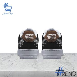 Trendy Beyonce Cowboy Carter Air Force Shoes featuring bold graphics and modern style