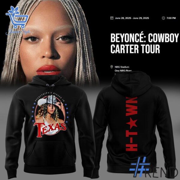 Limited-edition apparel with custom Beyonce x Houston Tour Shirt print