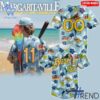 Close-up of the 1 Birmingham Barons x 2025 Margaritaville Night Jersey showing detailed design and vibrant colors.