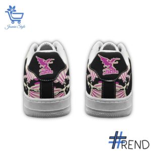 Custom look featuring the signature Black Sabbath Back to the Beginning Air Force Shoes design