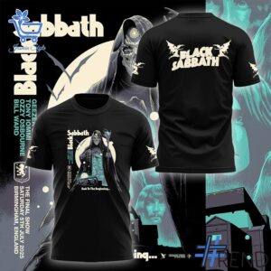 Limited-edition apparel with custom Black Sabbath Back to the Beginning Shirt print