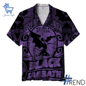 Black Sabbath Lord of This World Hawaiian Shirt design on casual wear for everyday style