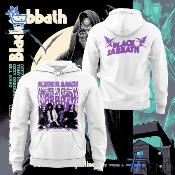 Unisex BlackSabbath Back to the Beginning Shirt styled with jeans for a relaxed look