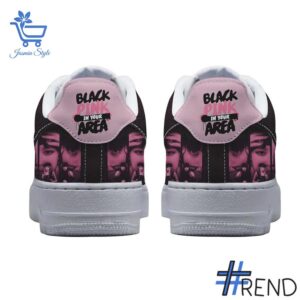 Trendy Blackpink Deadline Air Force Shoes featuring bold graphics and modern style