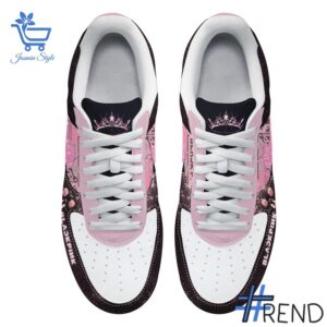 Trendy Blackpink Deadline Air Force Shoes featuring bold graphics and modern style