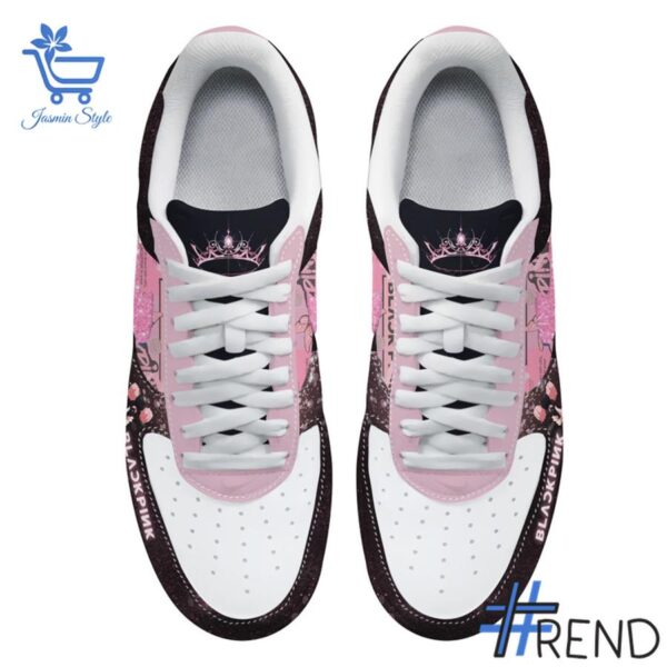Trendy Blackpink Deadline Air Force Shoes featuring bold graphics and modern style