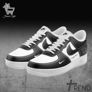 Trendy Brisbane Broncos Old Logo Air Force Shoes featuring bold graphics and modern style