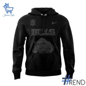Buffalo Bills Back In Black Hoodie design displayed on high-quality clothing fabric
