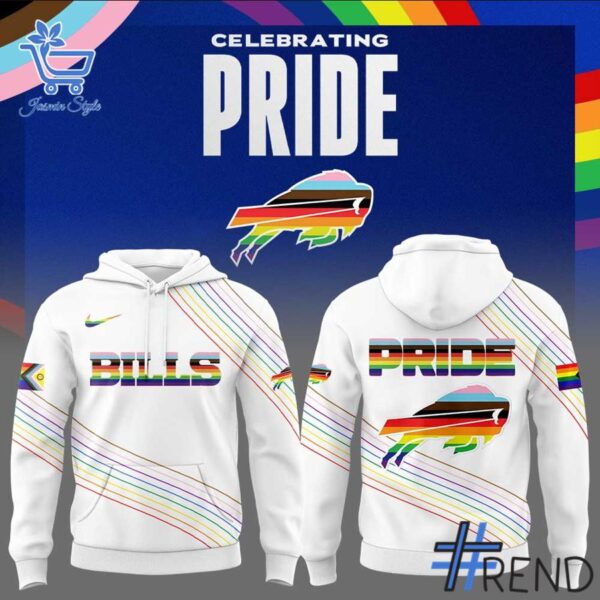 Custom apparel with the bold Buffalo Bills Pride Month Hoodie design