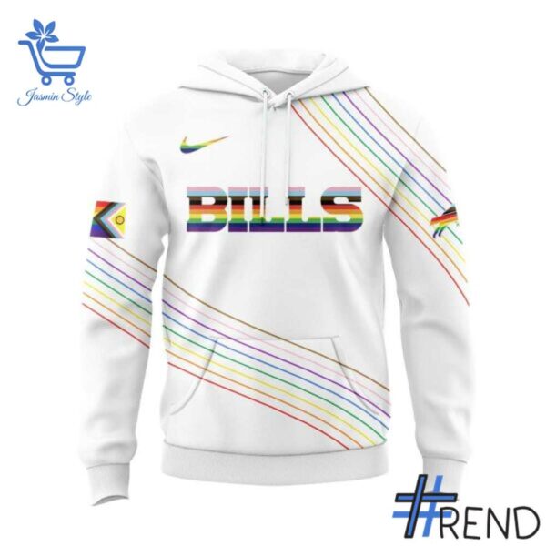 Custom apparel with the bold Buffalo Bills Pride Month Hoodie design