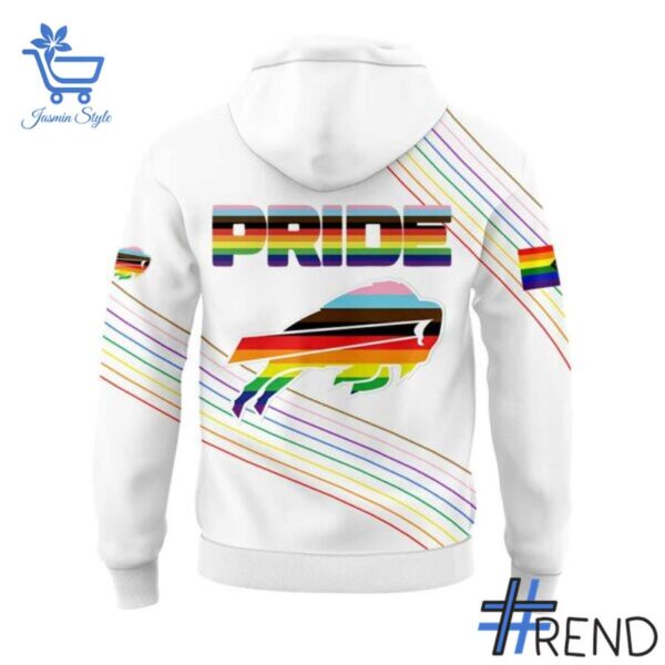 Custom apparel with the bold Buffalo Bills Pride Month Hoodie design