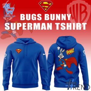 Level up your everyday style with 1 Bugs Bunny Superman hoodie.