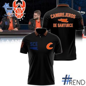 Custom look featuring the signature Cangrejeros Basket Polo Shirt design