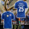 Detailed Chelsea FC Fifa Club World Cup Shirt graphic on quality fabric