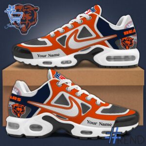 Custom look featuring the signature Chicago Bears TN Air Max Shoes design