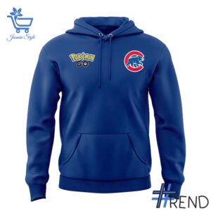 Limited-edition apparel with custom Chicago Cubs Pokémon Hoodie print