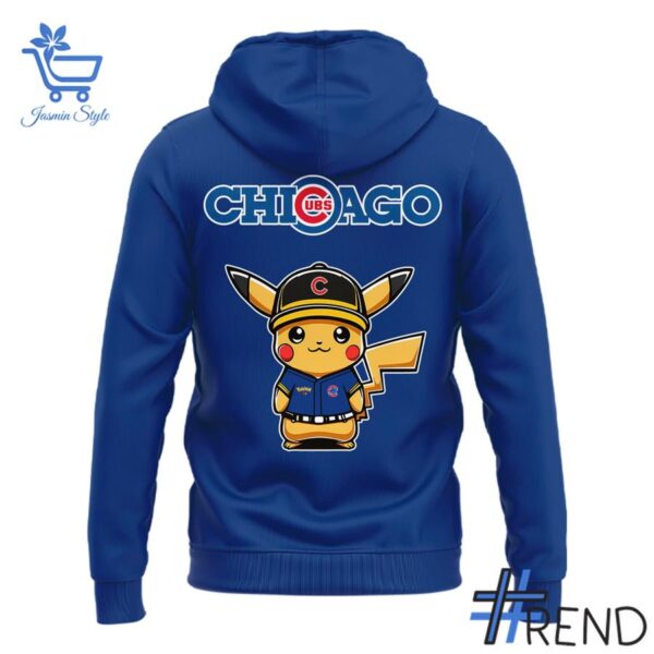 Limited-edition apparel with custom Chicago Cubs Pokémon Hoodie print