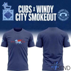 Premium-quality product featuring the Chicago Cubs Windy City Smokeout Shirt design