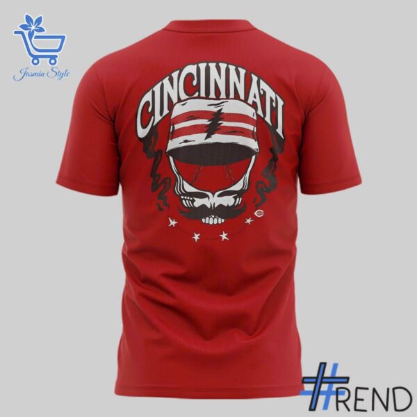 Level up your everyday style with 3 Cincinnati Reds Grateful Dead Night T shirt.