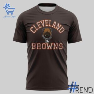 Styled look featuring Cleveland Browns Dawg Pound T shirt for everyday wear