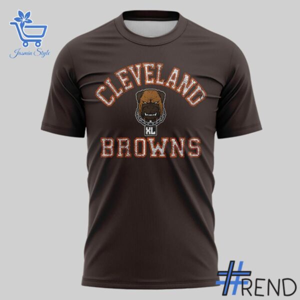 Styled look featuring Cleveland Browns Dawg Pound T shirt for everyday wear