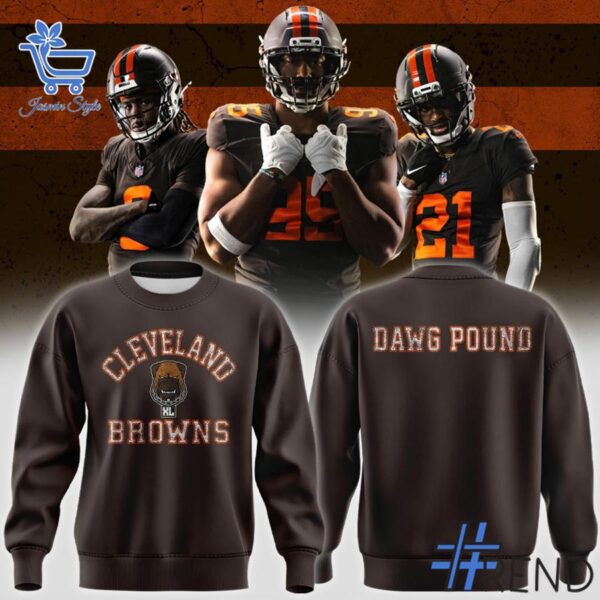 Styled look featuring Cleveland Browns Dawg Pound T shirt for everyday wear
